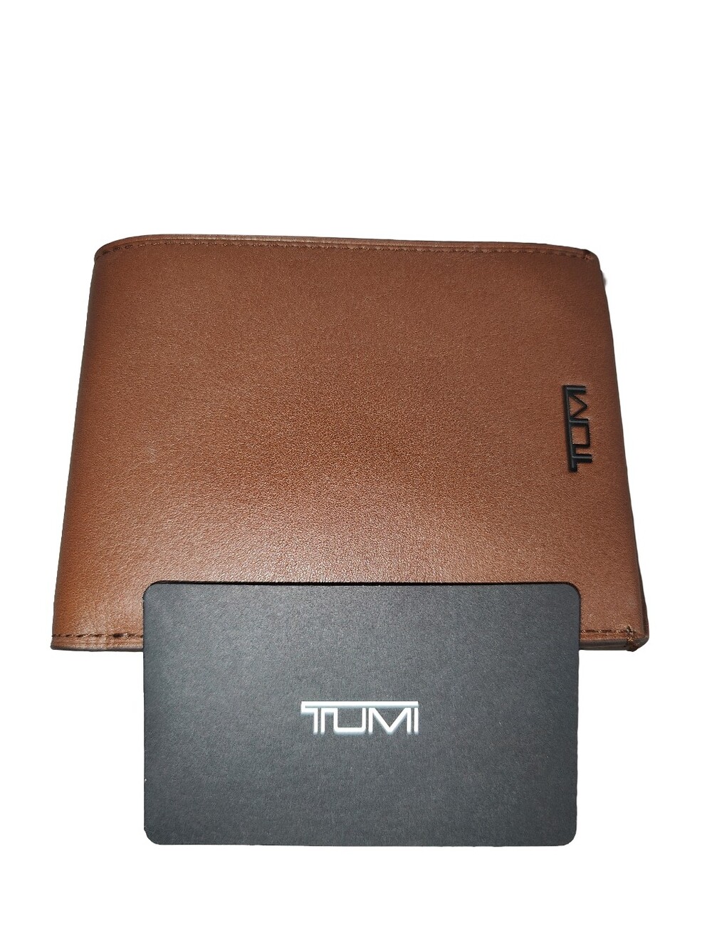 Tumi NWT Nassau Double Billfold (Cognac)